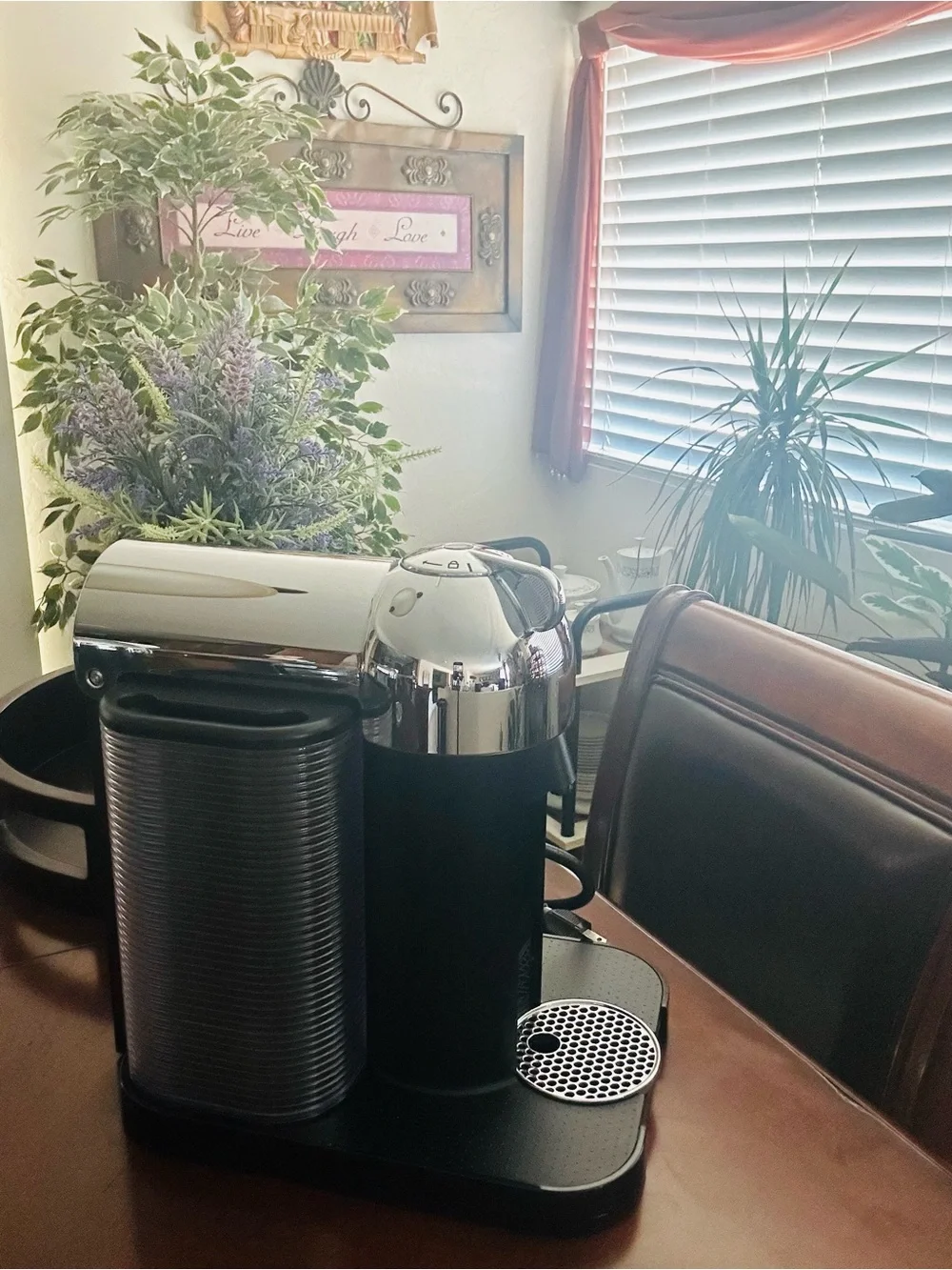 Nespresso VertuoLine Coffee Maker in Black and Chrome